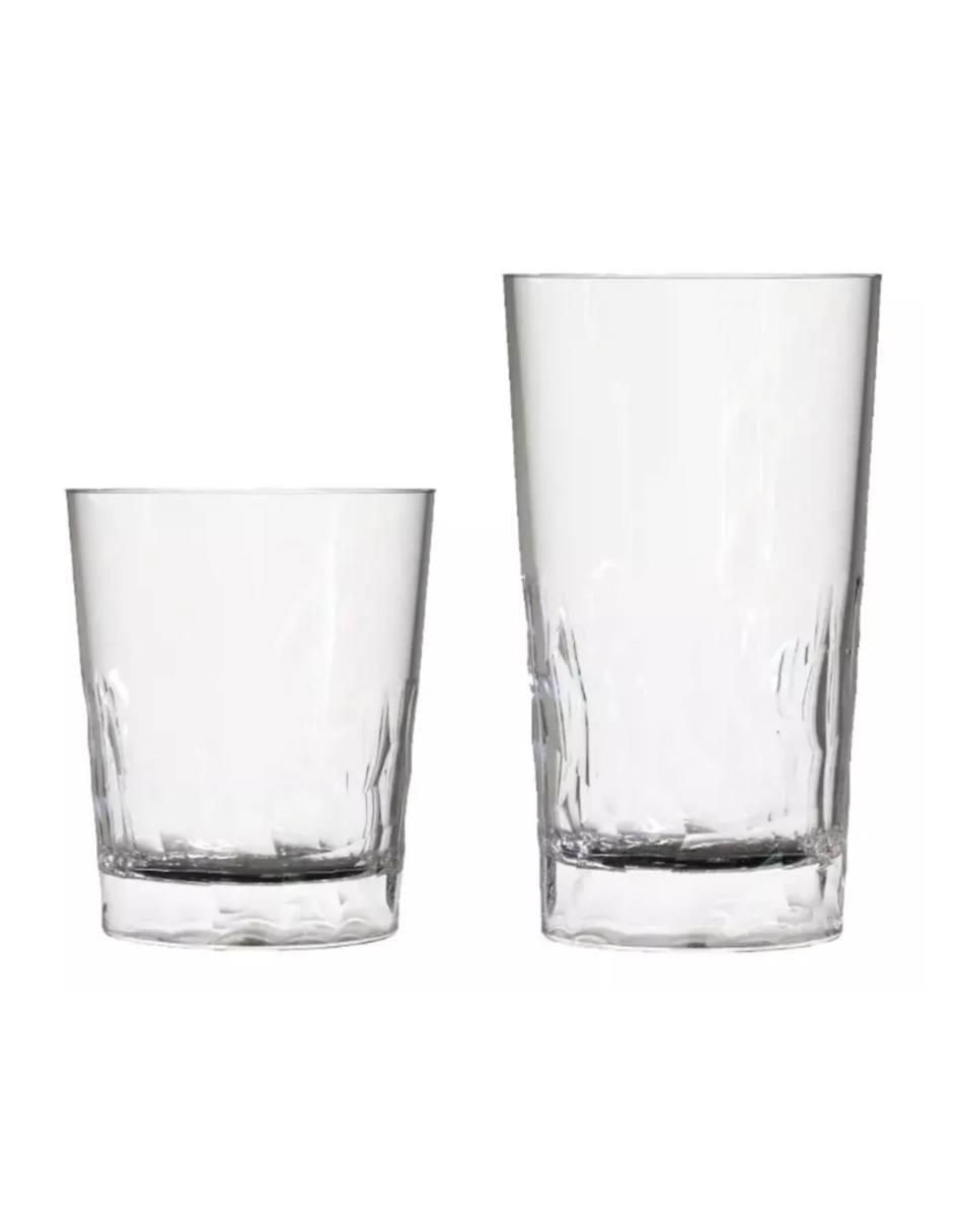 Set vasos Tierra de vidrio con 12 piezas 5