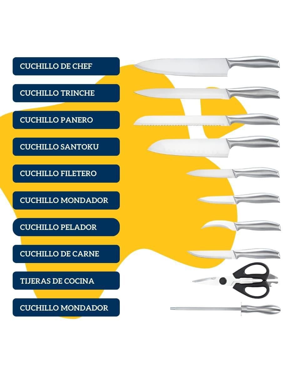Set de cuchillos utilitario  16 piezas 7
