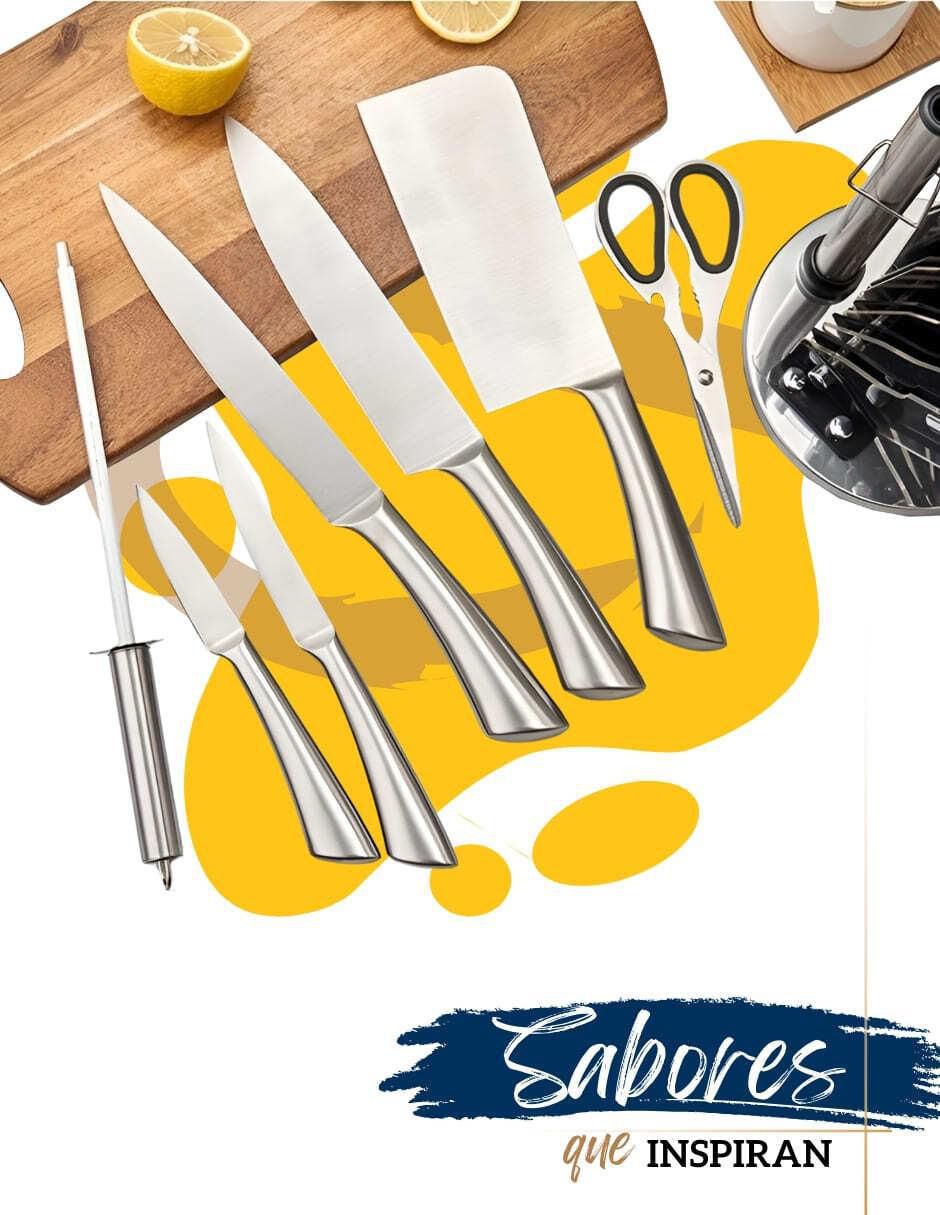 Set de cuchillos utilitario  8 piezas 4