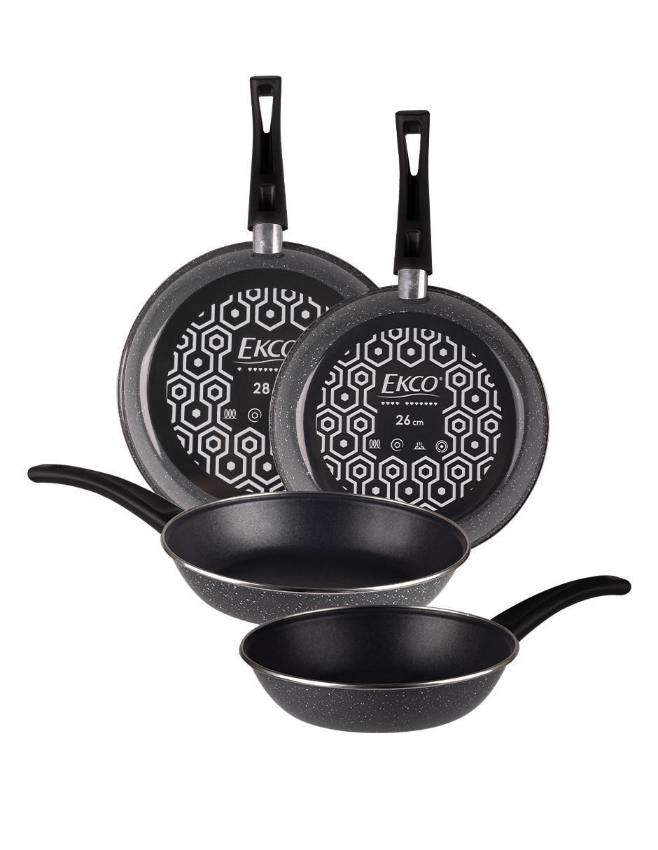 Set de sartenes Ankara de aluminio esmaltado 4 piezas