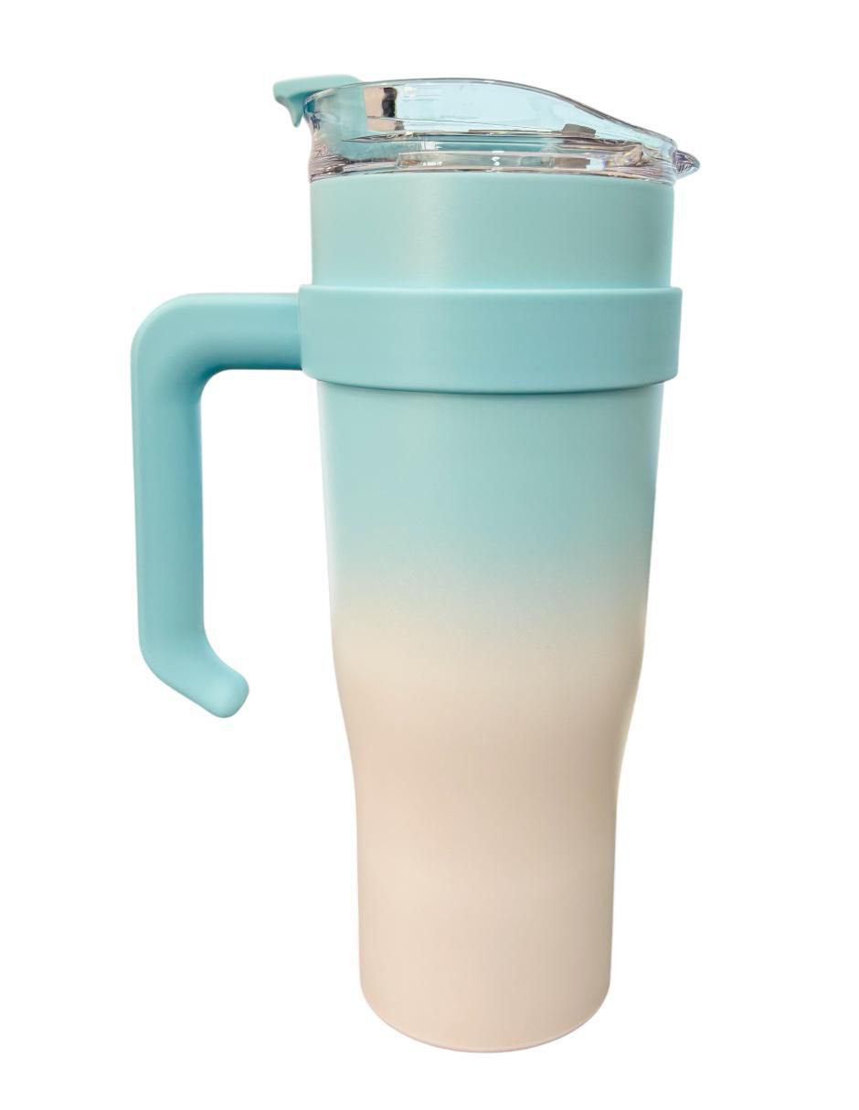Termo de acero inoxidable con tapa push pull 1.2 L