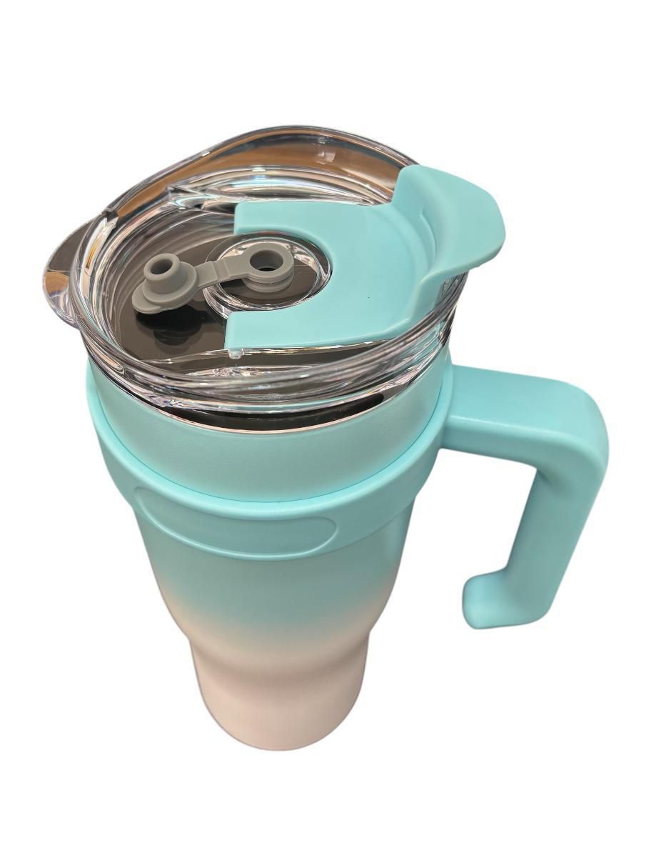 Termo de acero inoxidable con tapa push pull 1.2 L 2