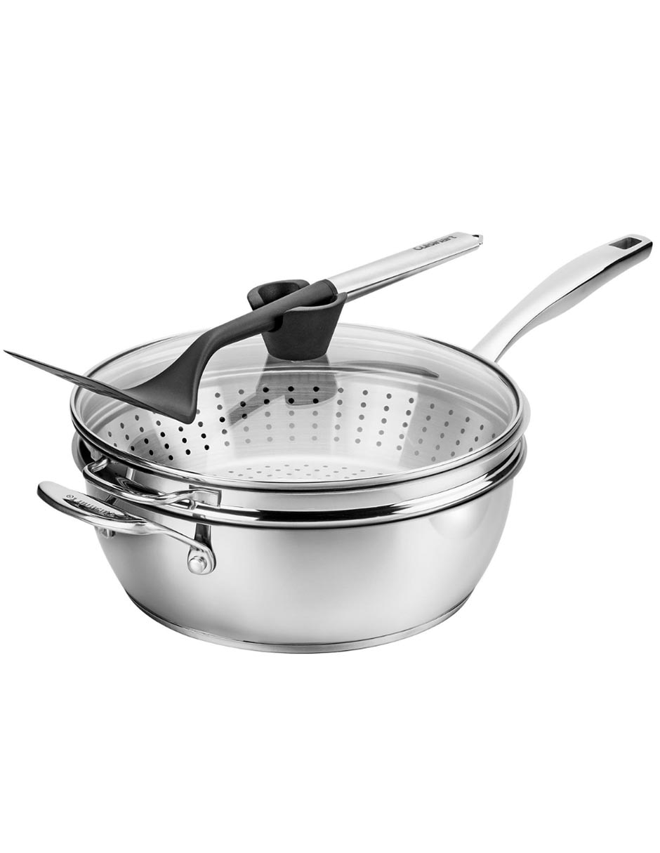 Sartén wok Cuisinart Advantage de acero inoxidable