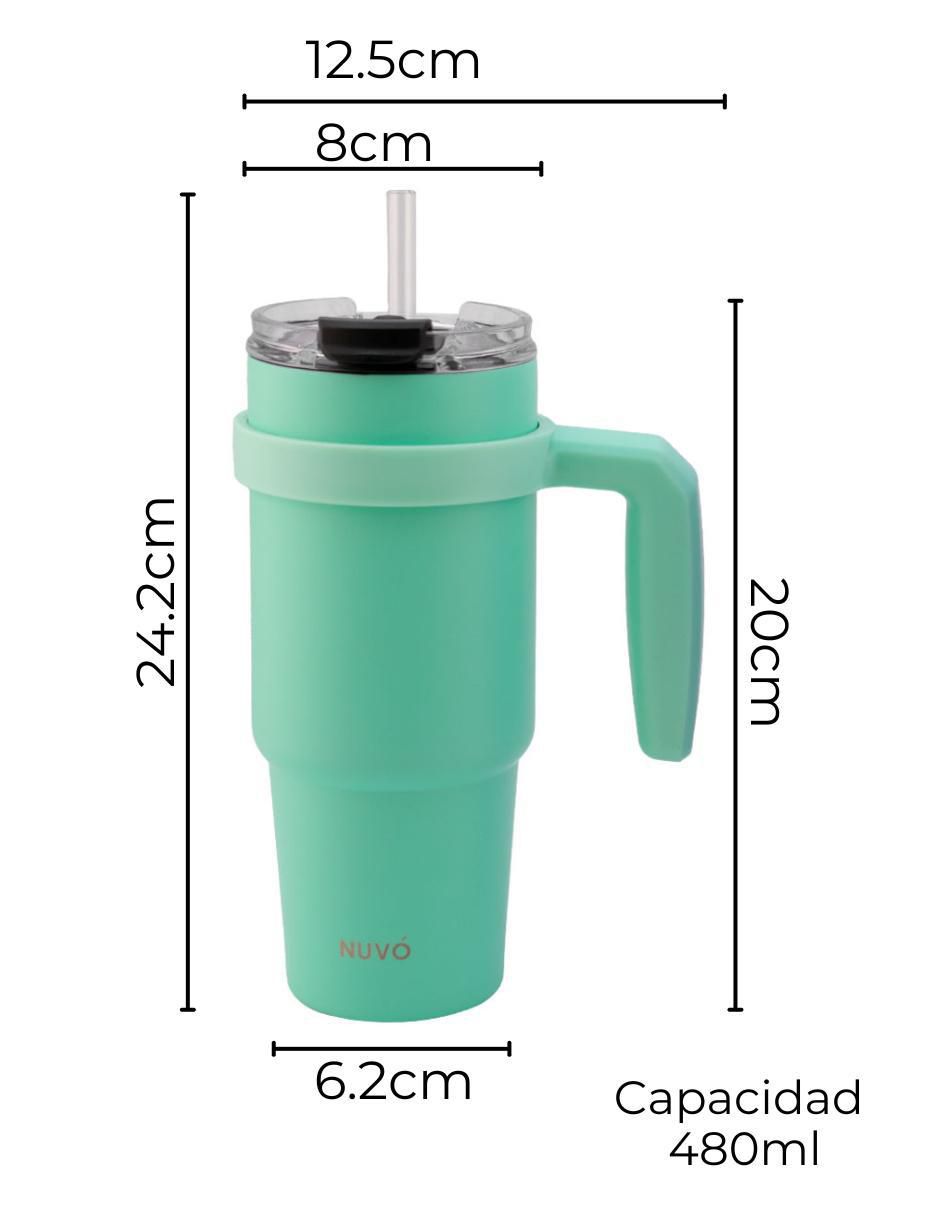 Termo nuvó "de" acero inoxidable nuvó "con tapa" rosca 480 ml