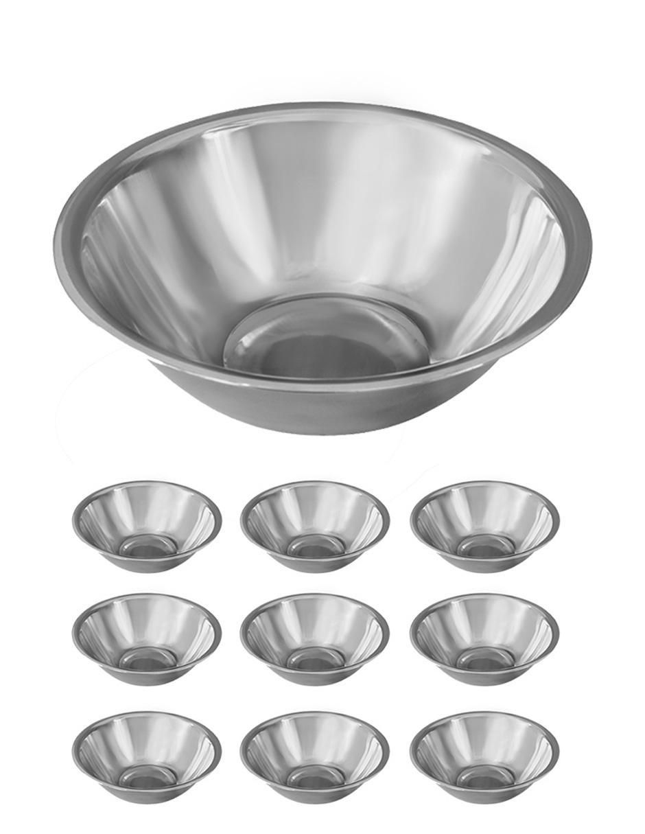 Set tazón de acero inoxidable