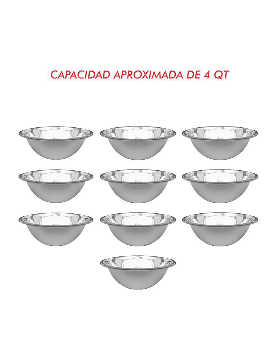 Set tazón de acero inoxidable 5
