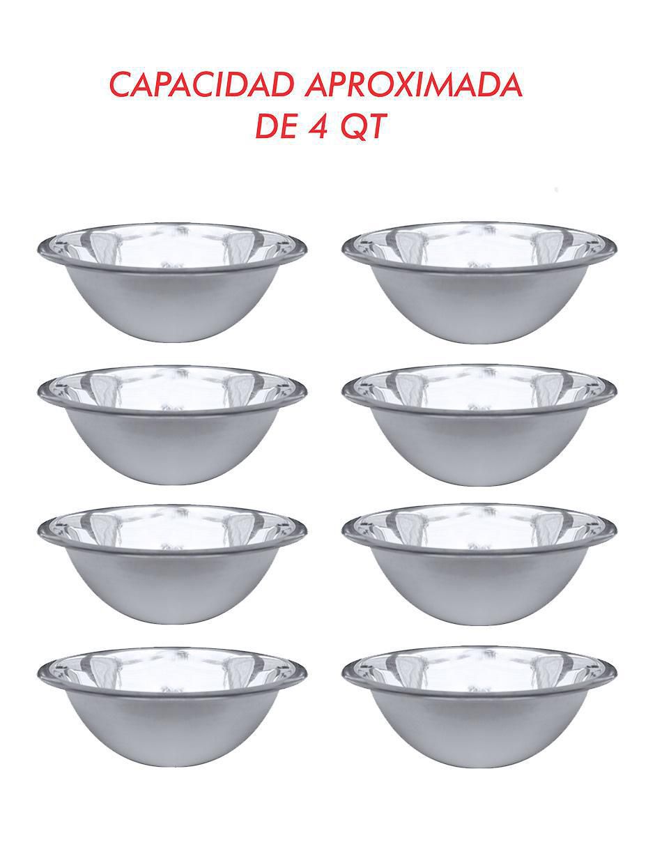 Set tazón de acero inoxidable 5