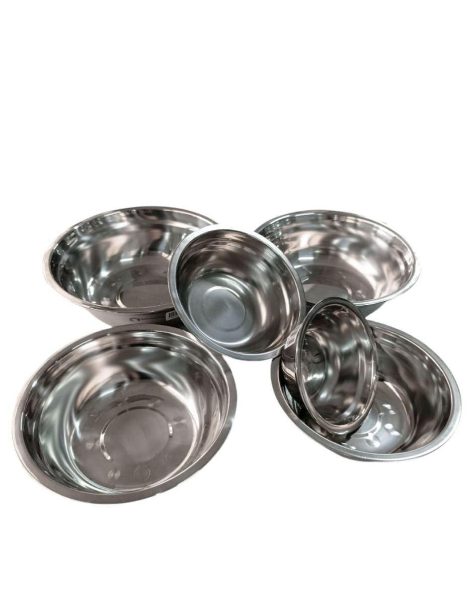 Set bowl 6 piezas de acero inoxidable 2