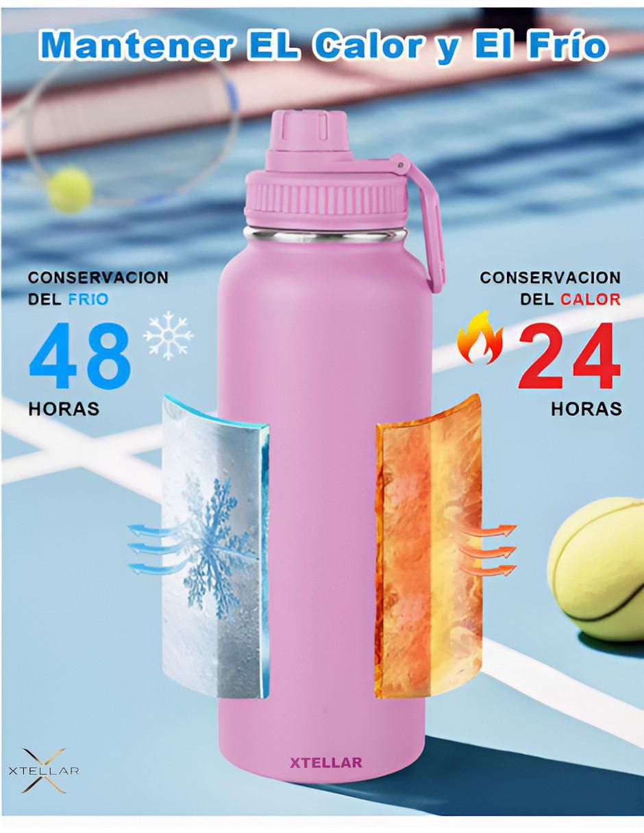 Termo de acero inoxidable con tapa rosca 1 l 3