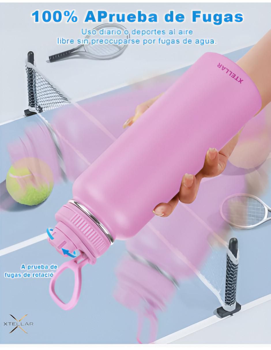 Termo de acero inoxidable con tapa rosca 1 l 5