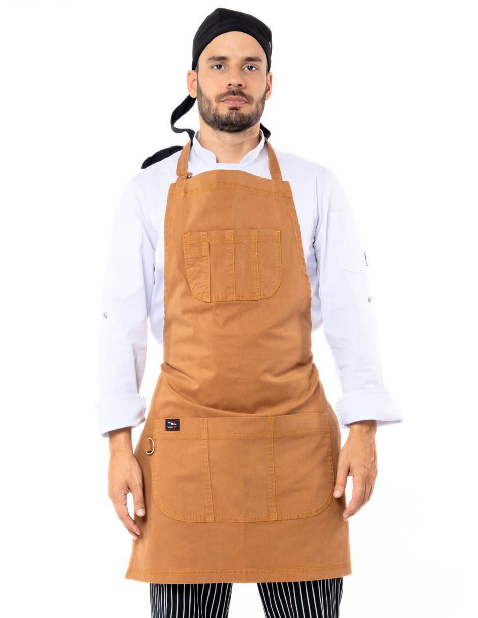 Delantal completo bravo business wear chef no aplica "de" algodón
