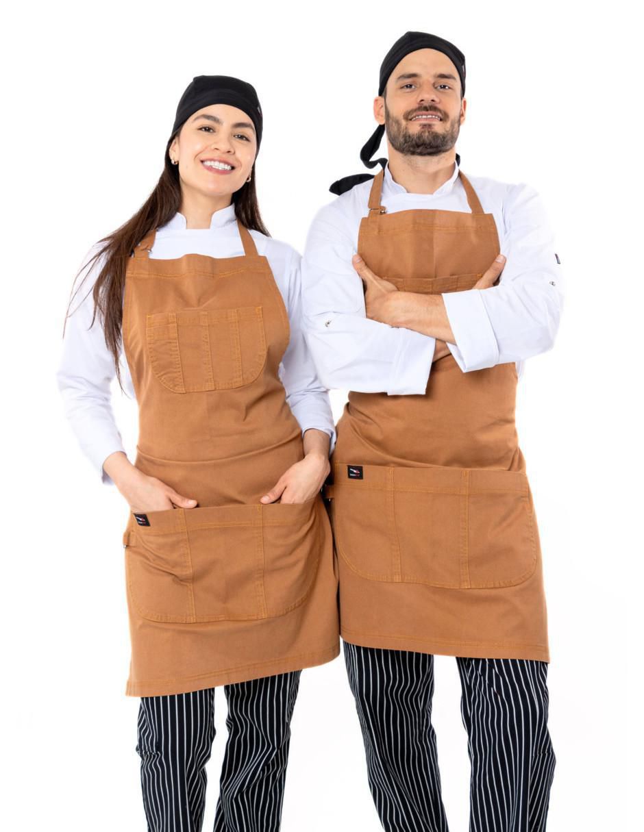 Delantal completo bravo business wear chef no aplica "de" algodón