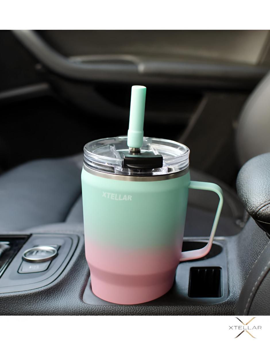 Termo de acero inoxidable con tapa flip top 850 ml 4