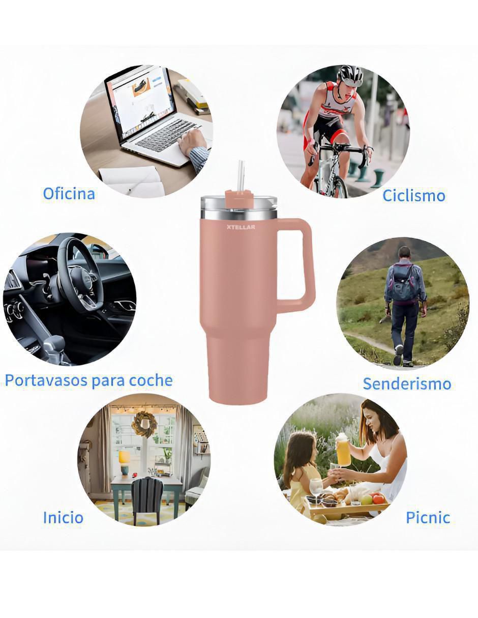 Termo de cero inoxidable con tapa flip top 3