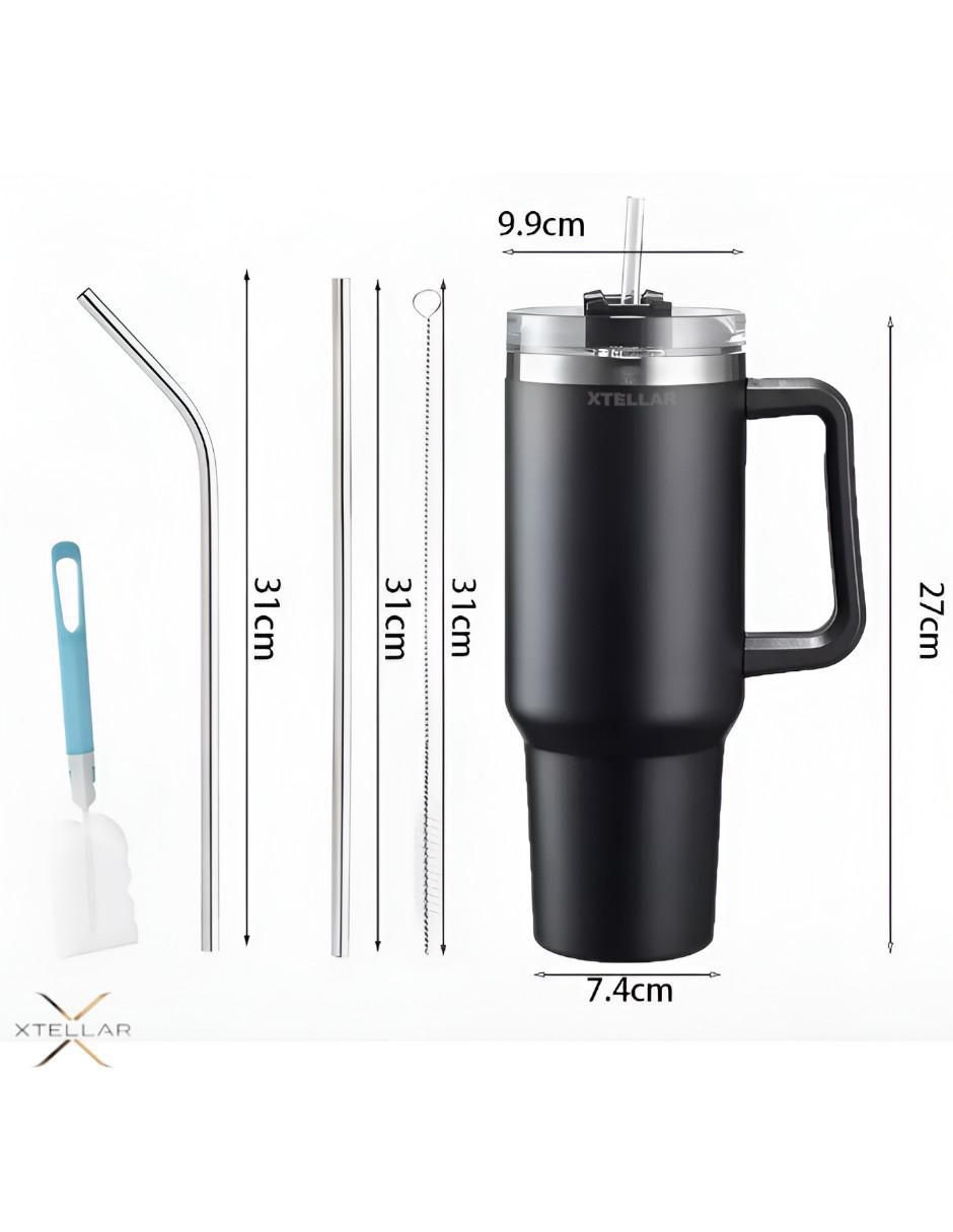 Termo de acero inoxidable con tapa flip top 1.1 L 5