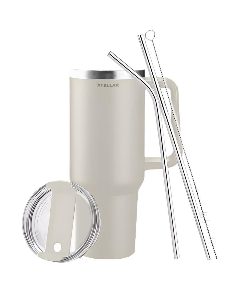 Termo de acero inoxidable con tapa flip top 1.1 L Termo de acero inoxidable con tapa flip top 1.1 L