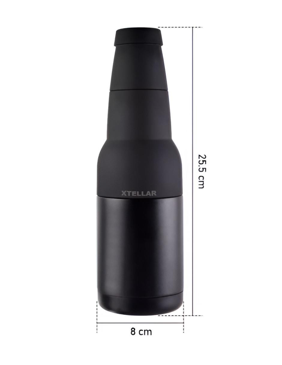 Termo de acero inoxidable con tapa rosca 350 ml 5