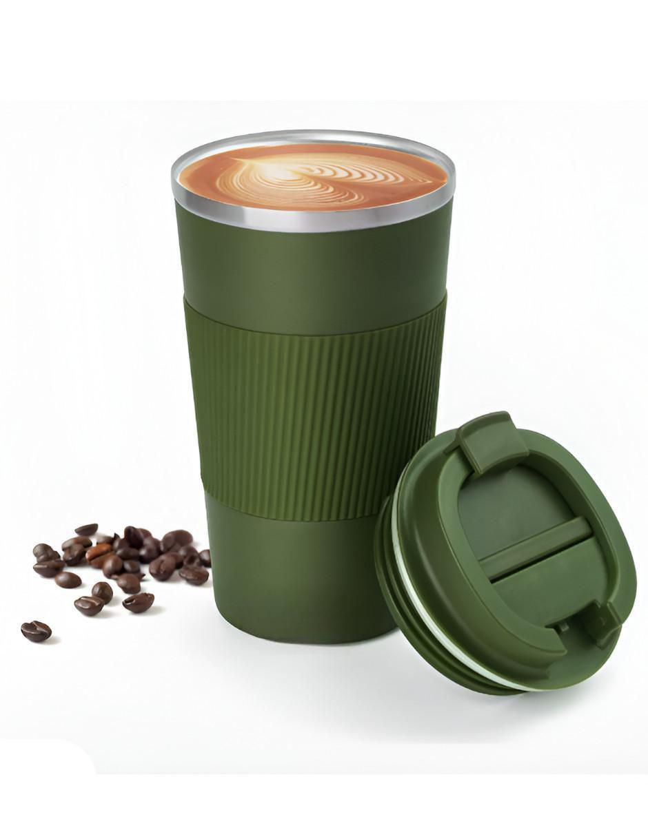 Termo de acero inoxidable con tapa a presión 500 ml 3