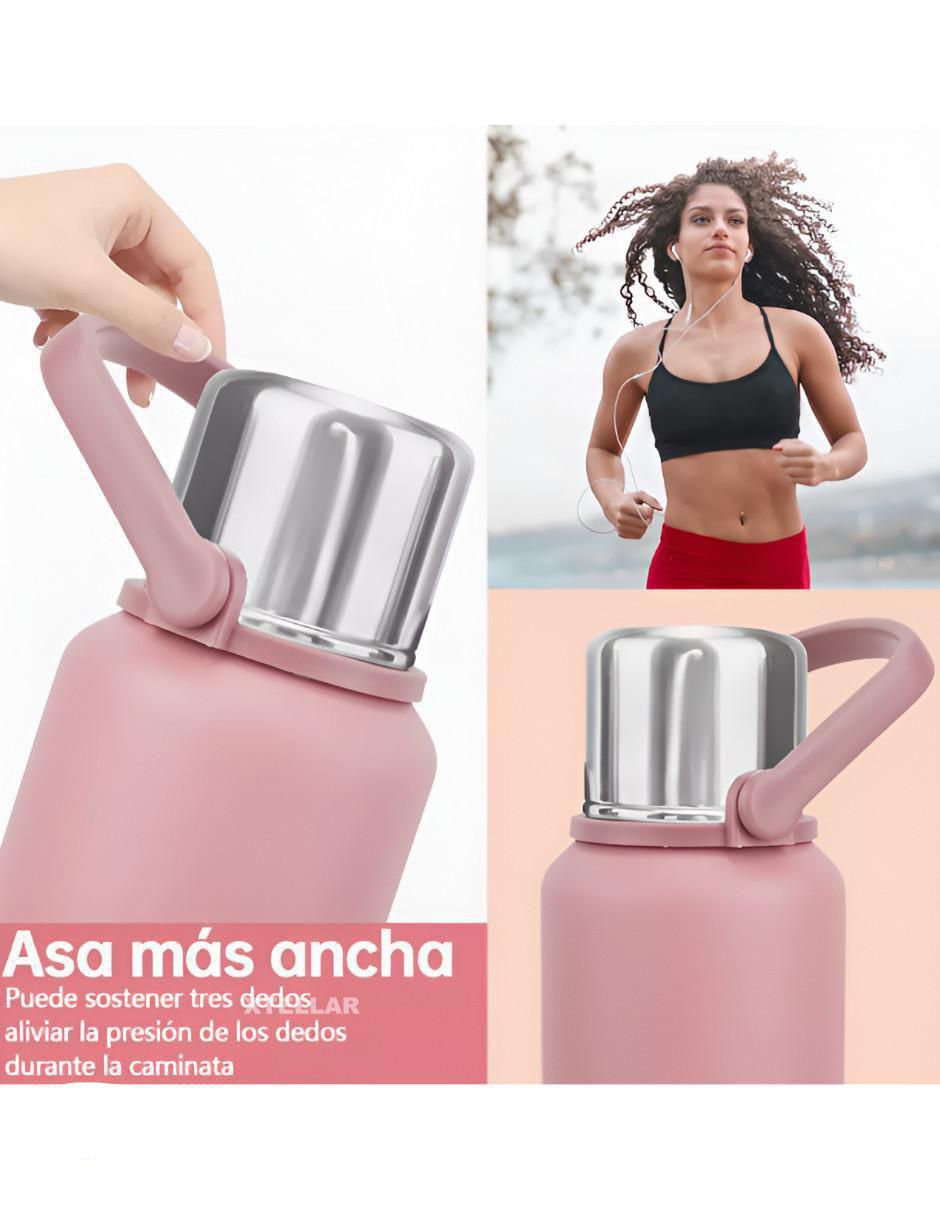 Termo de acero inoxidable con tapa rosca 1 L 3