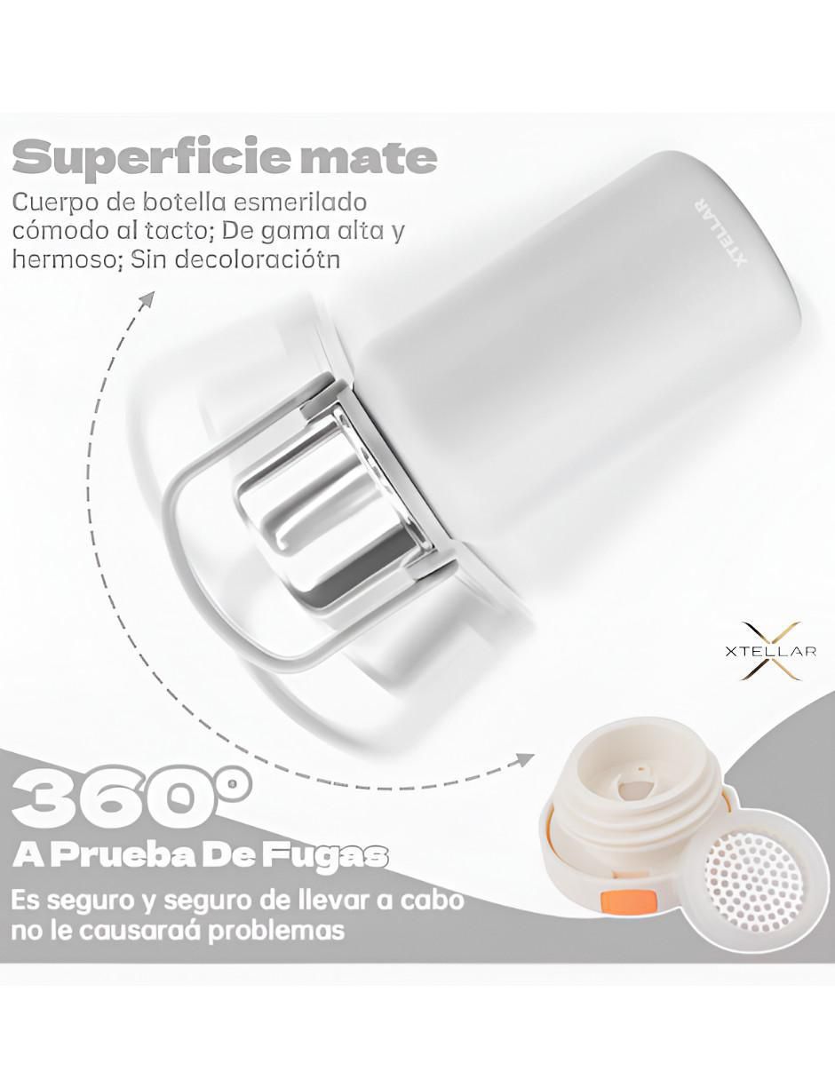 Termo de acero inoxidable con tapa rosca 1 L 3