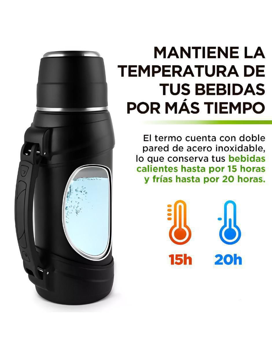 Termo de acero inoxidable con tapa rosca 2 L 2