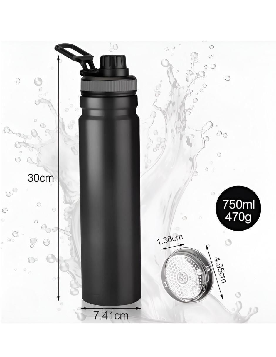 Termo de acero inoxidable con tapa rosca 750 ml 4