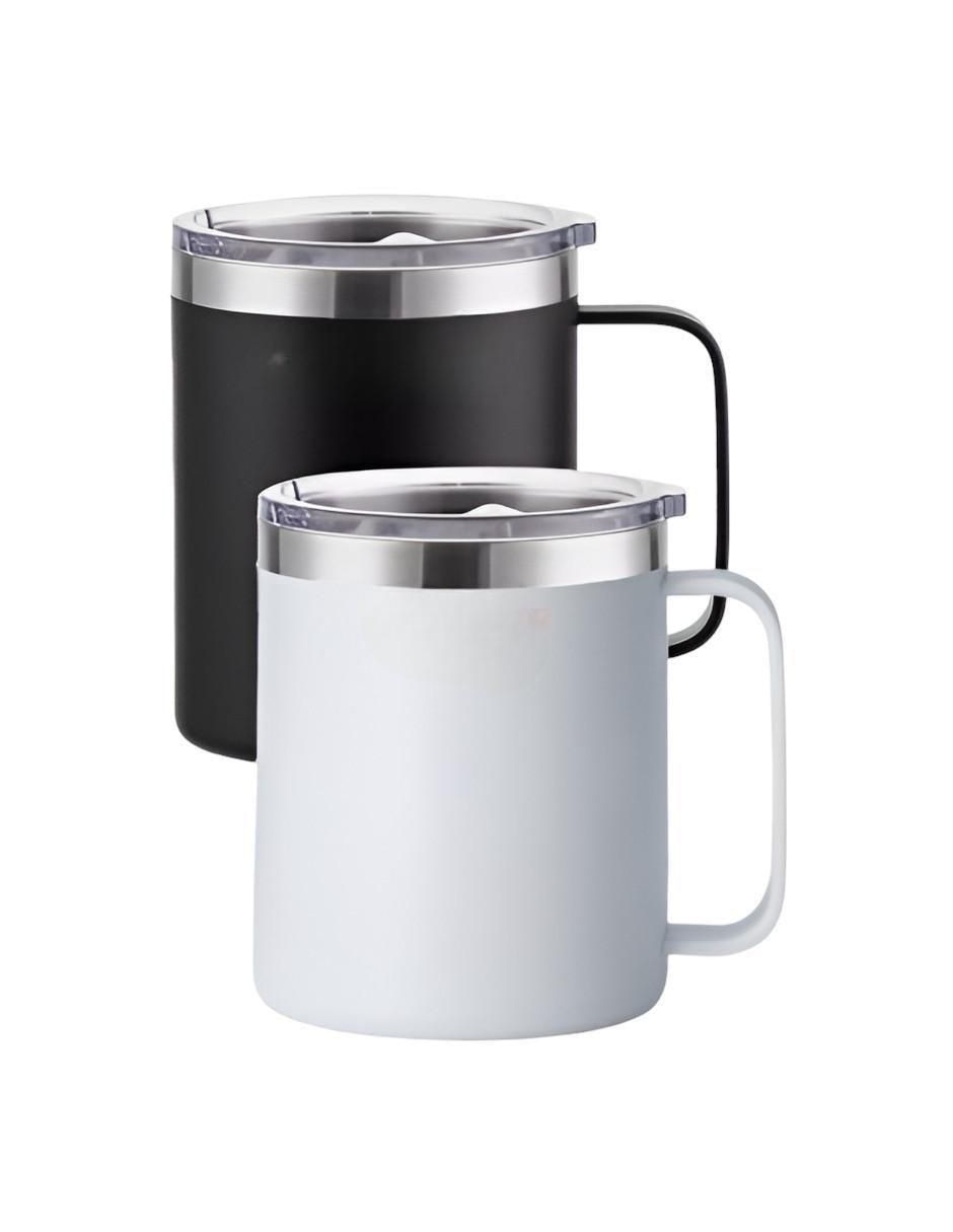 Termo de acero inoxidable con tapa flip top 400 ml