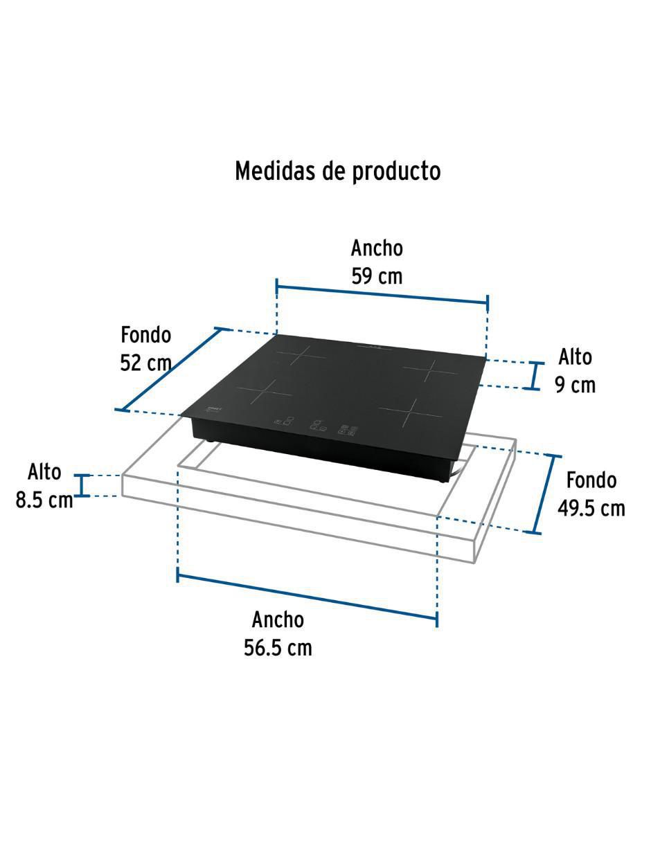 Parrilla de inducción de vidrio templado 3