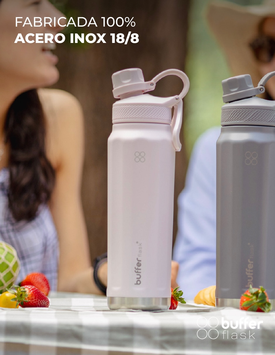 Termo buffer "de" acero inoxidable sin familia o colección "con tapa" rosca 700 ml