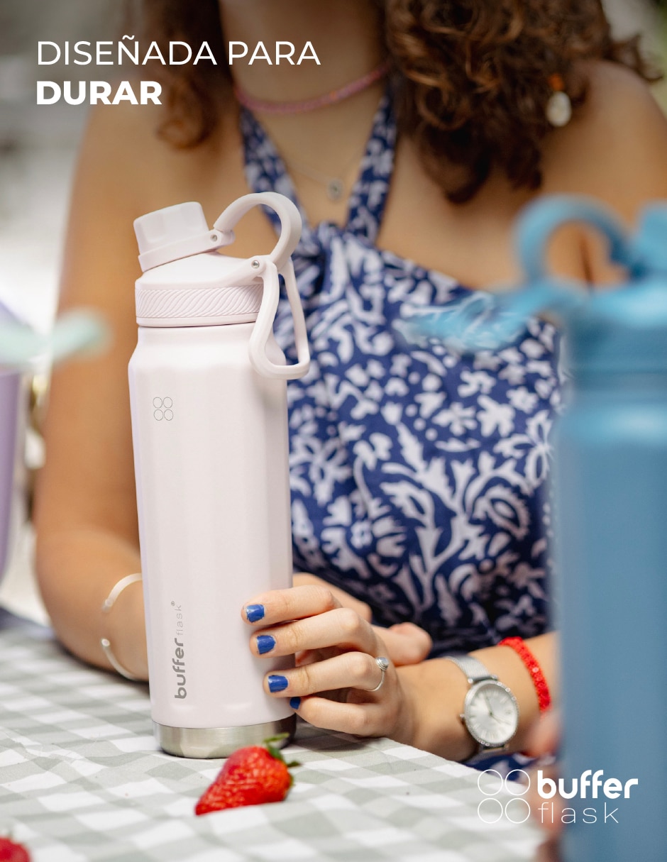 Termo buffer "de" acero inoxidable sin familia o colección "con tapa" rosca 700 ml