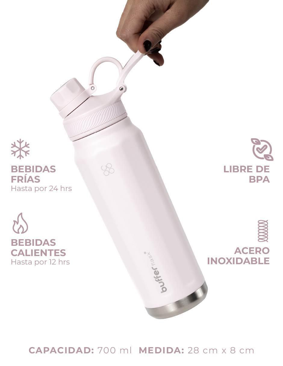 Termo buffer "de" acero inoxidable sin familia o colección "con tapa" rosca 700 ml