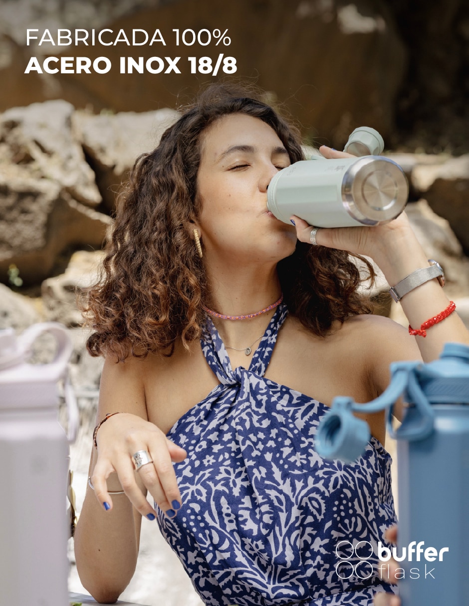 Termo Buffer de acero inoxidable con tapa rosca 700 ml 3