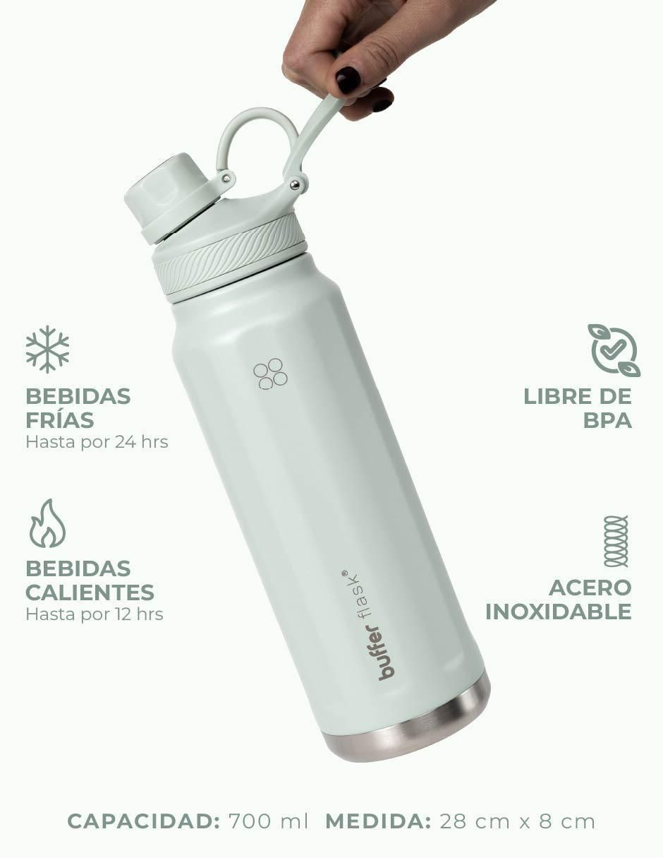 Termo Buffer de acero inoxidable con tapa rosca 700 ml 7