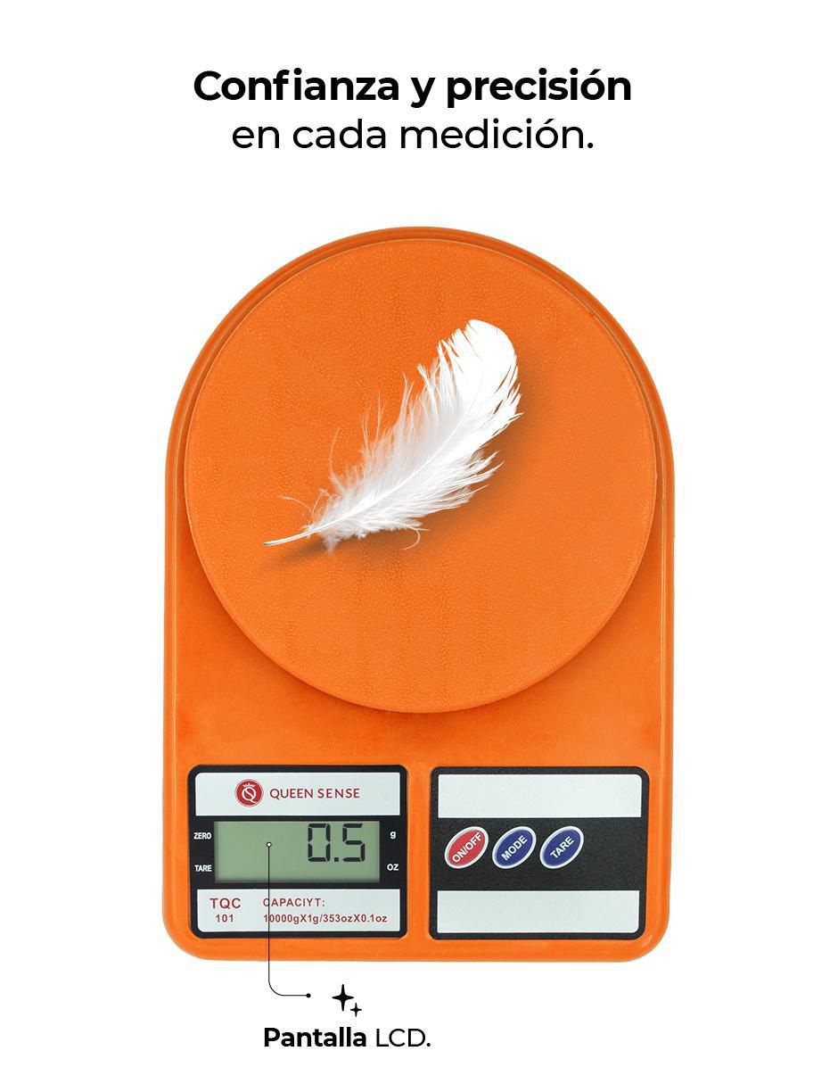 "báscula de cocina" queen sense sin familia