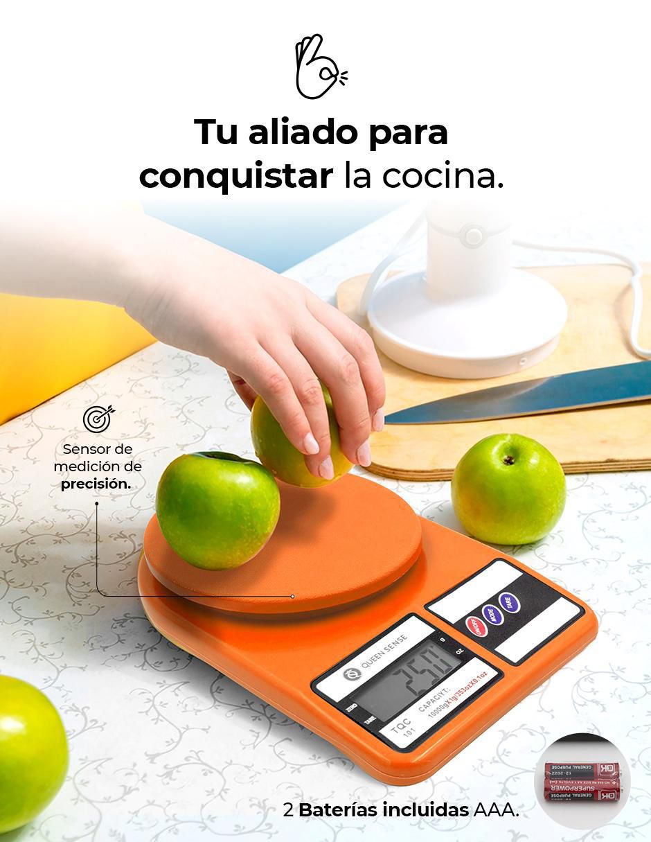 "báscula de cocina" queen sense sin familia