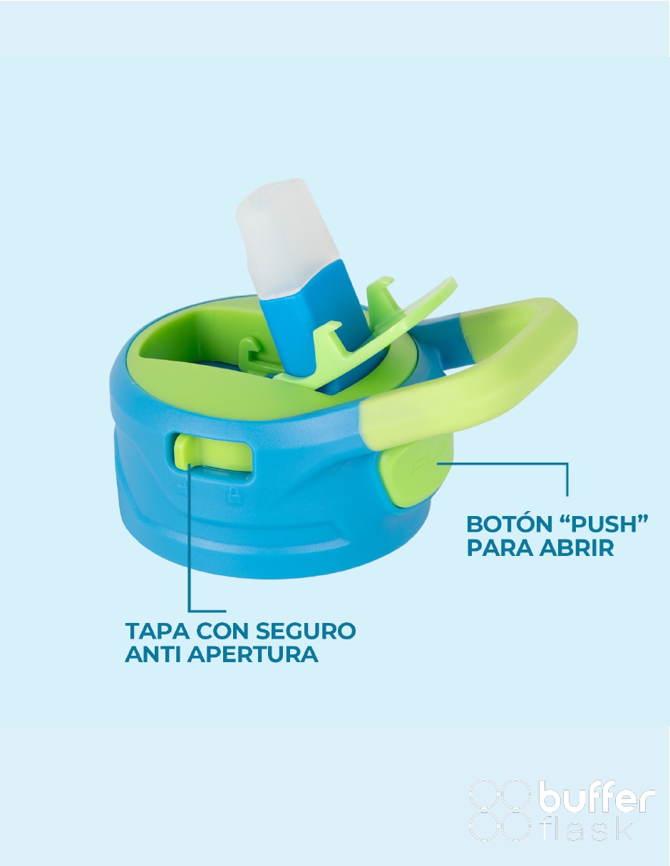 Termo de acero inoxidable con tapa rosca 350 ml 6