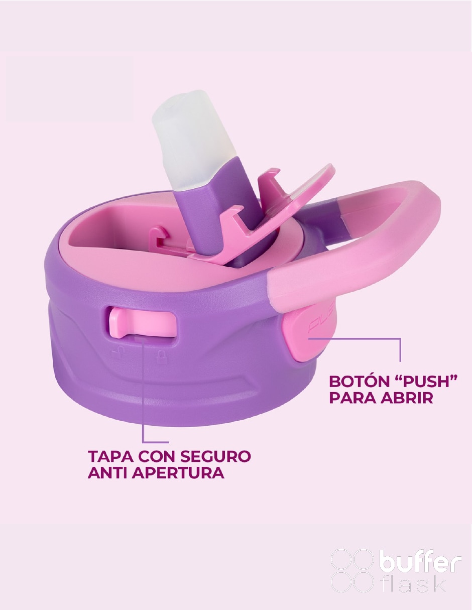 Termo buffer "de" acero inoxidable sin familia o colección "con tapa" rosca 350 ml