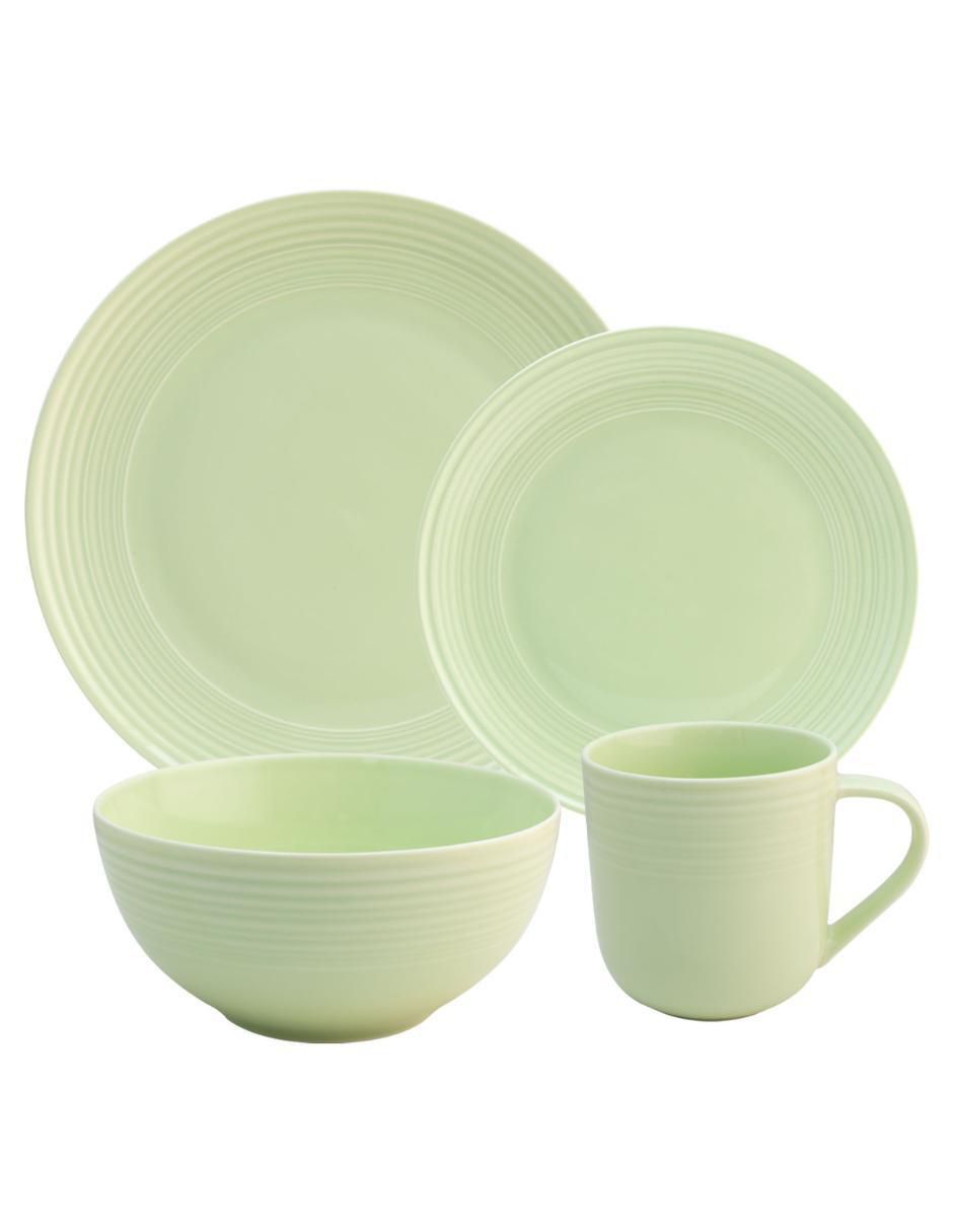 Vajilla cerrada monotone arctic de porcelana para 4 personas Vajilla cerrada monotone arctic de porcelana para 4 personas