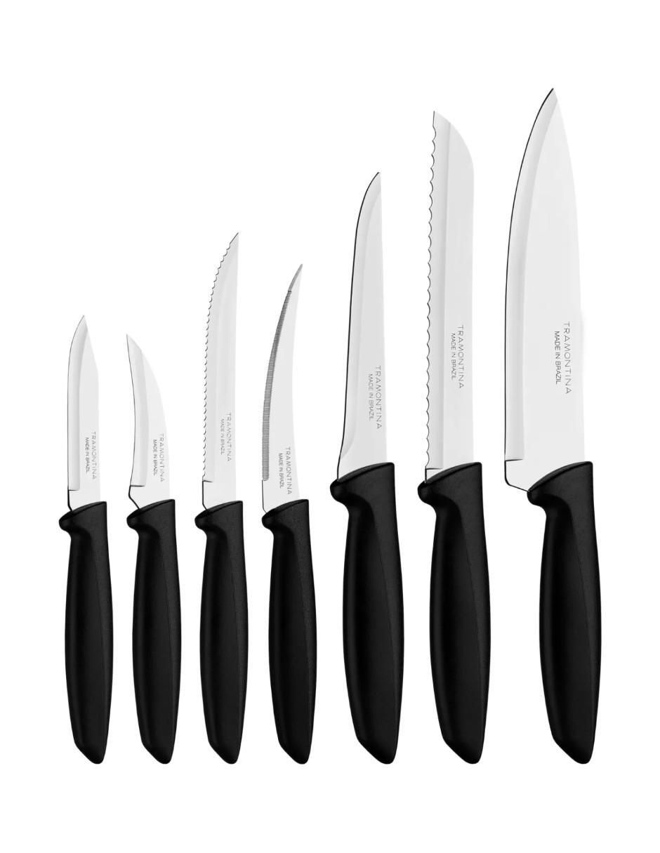 Set de cuchillos utilitario plenus 7 piezas