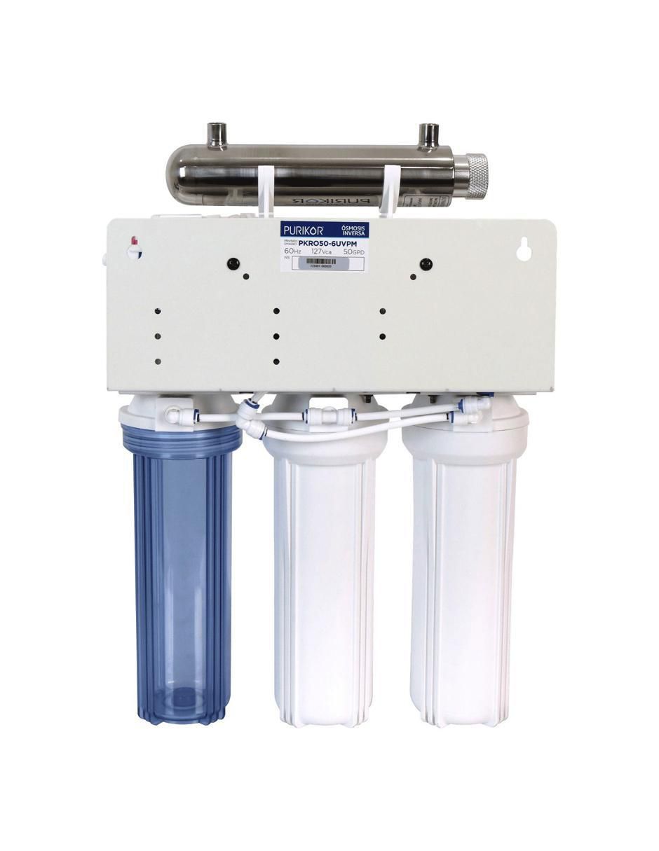 Filtro purificador de agua PKRO50-6UVPM 2