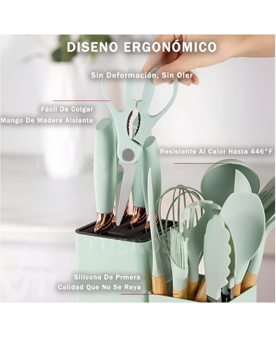 Set cuchillos utilitario 19 piezas 2