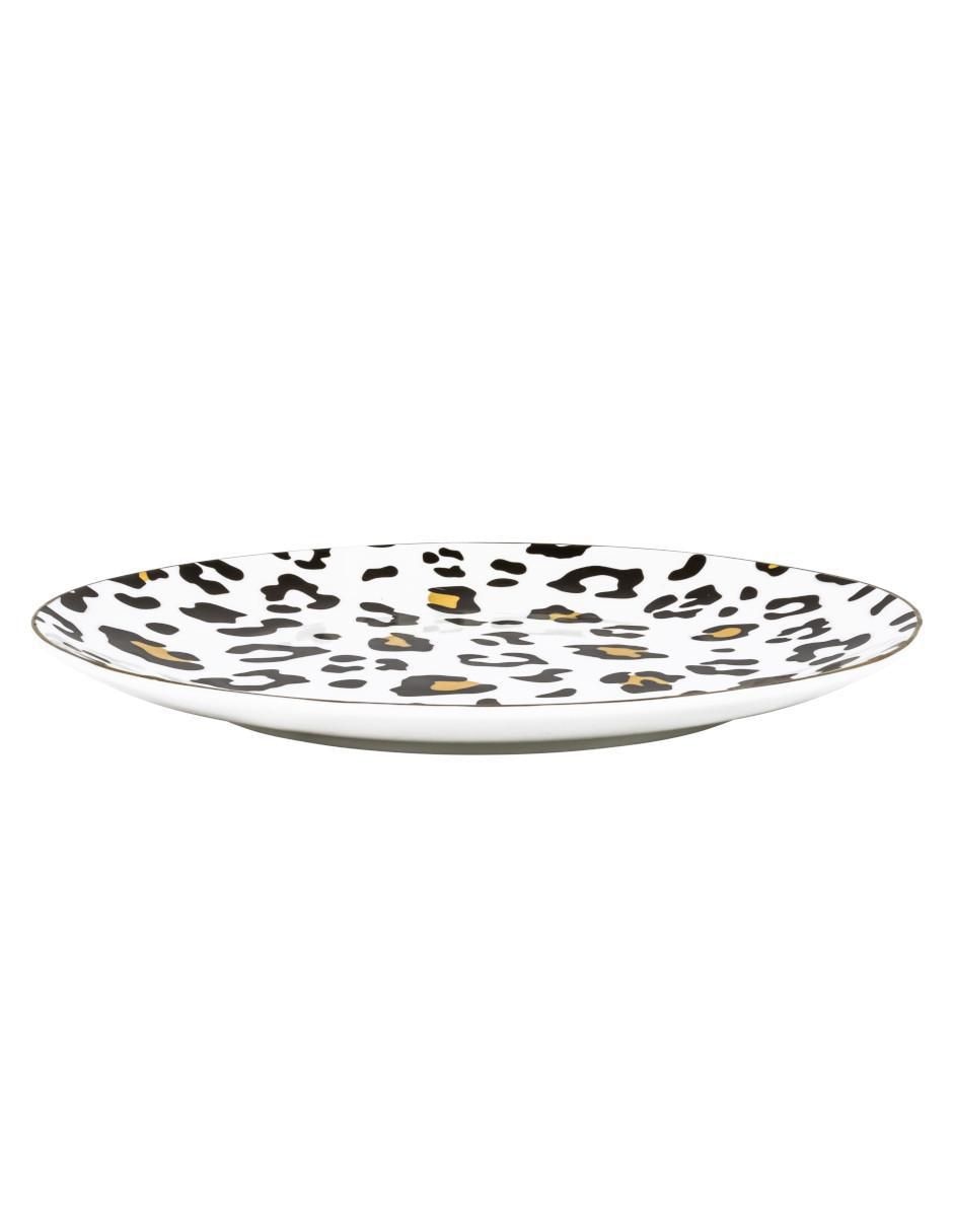 Vajilla cerrada animal print de cerámica para 4 personas 3