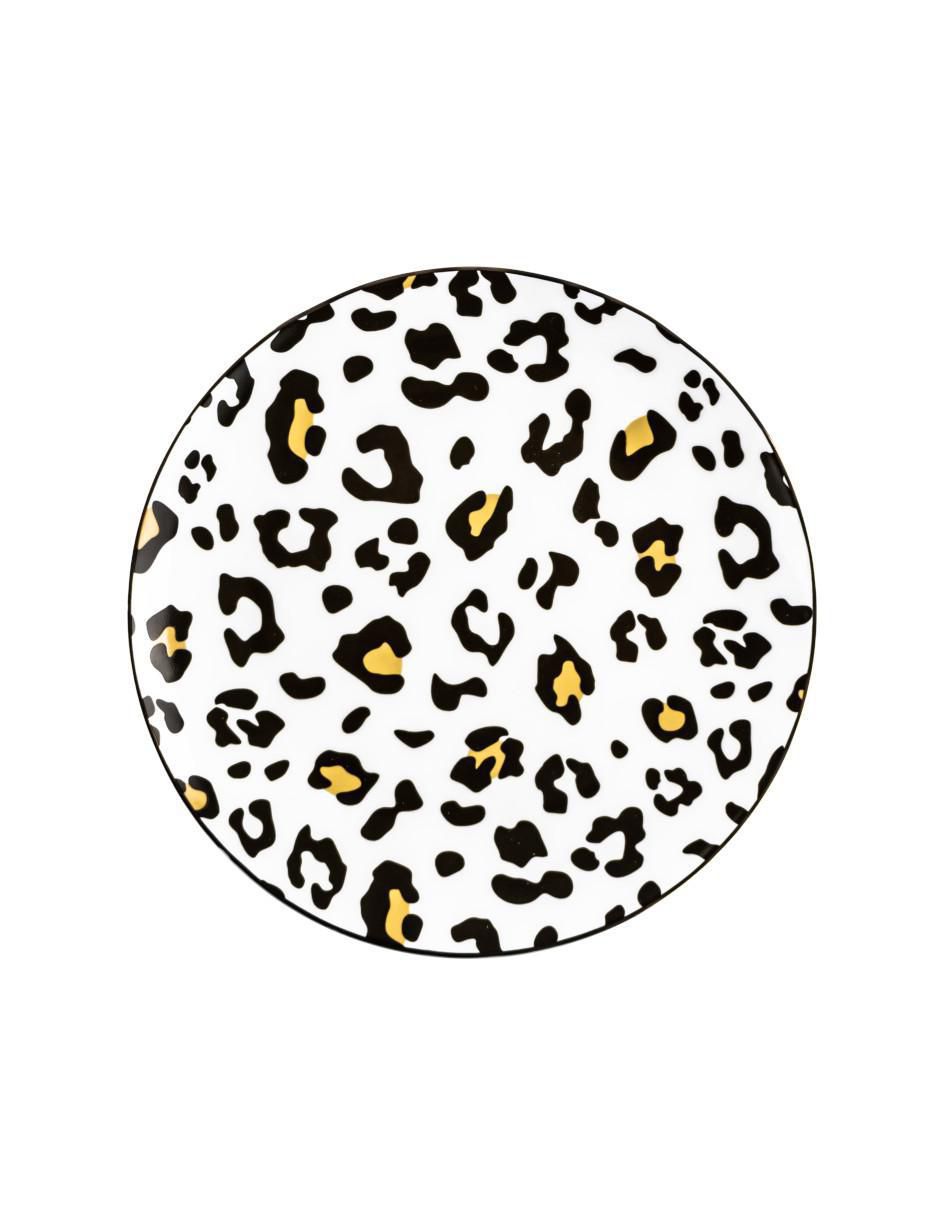Vajilla cerrada animal print de cerámica para 4 personas 4
