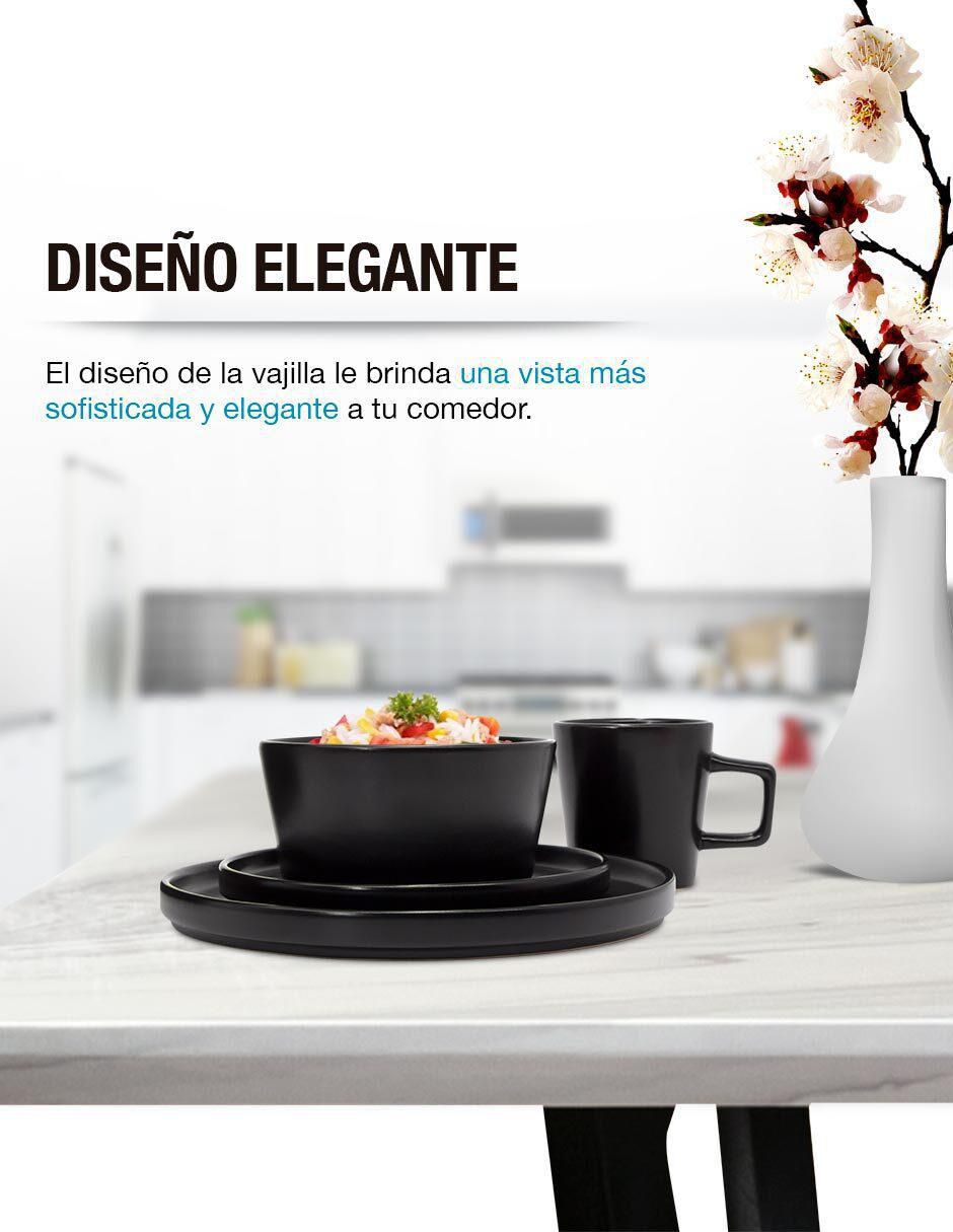 Vajilla cerrada casa litus sin familia no aplica "de" porcelana 16 piezas "piezas"