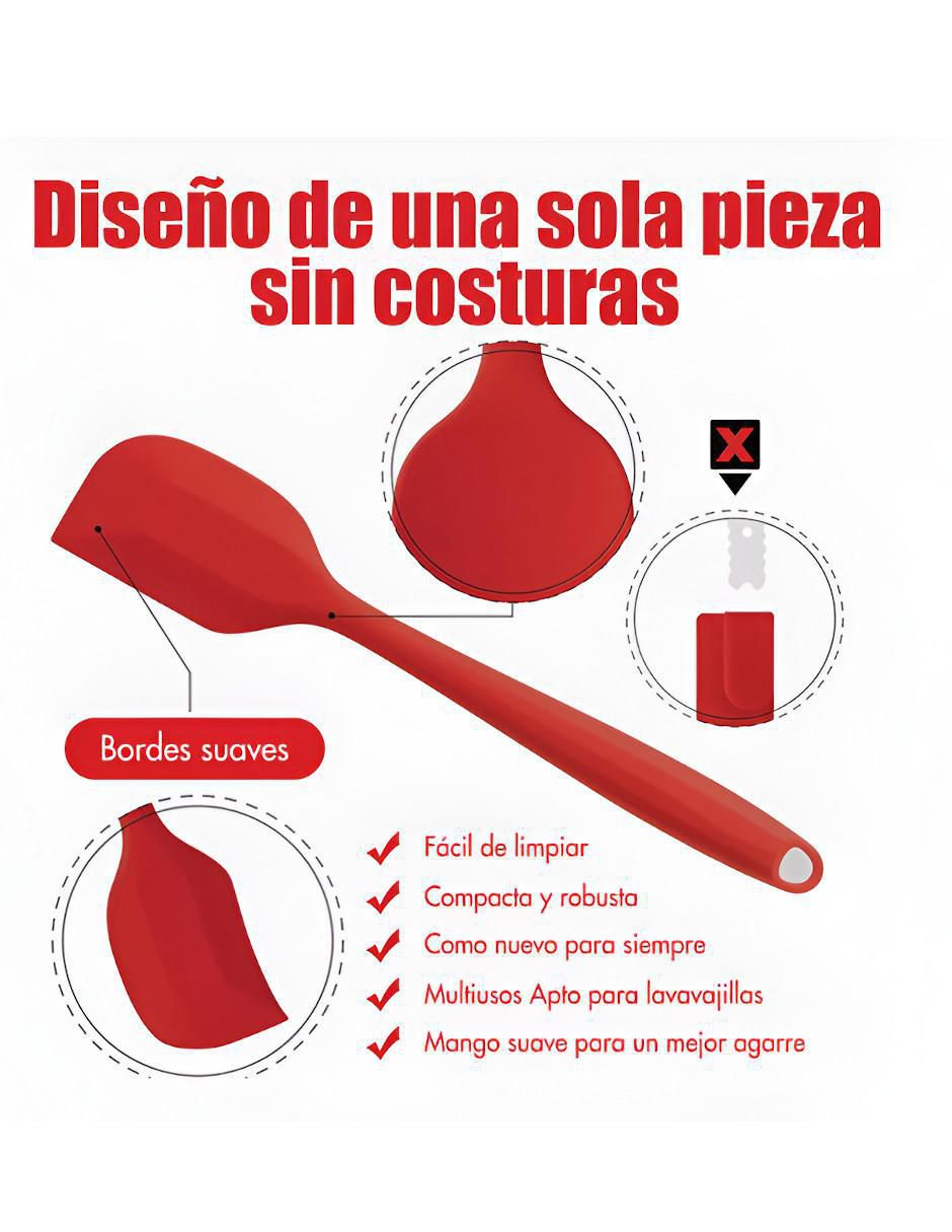 Set espátulas de silicón 3