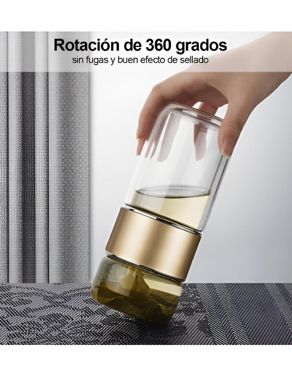 Termo infusor de vidrio con tapa rosca 280 ml 2