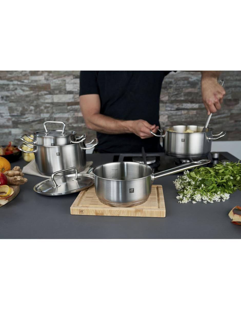 Batería de cocina Twin classic de acero inoxidable 4 piezas 5