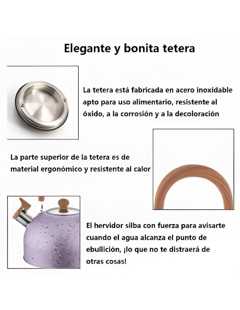 Tetera silbadora de acero inoxidable 2