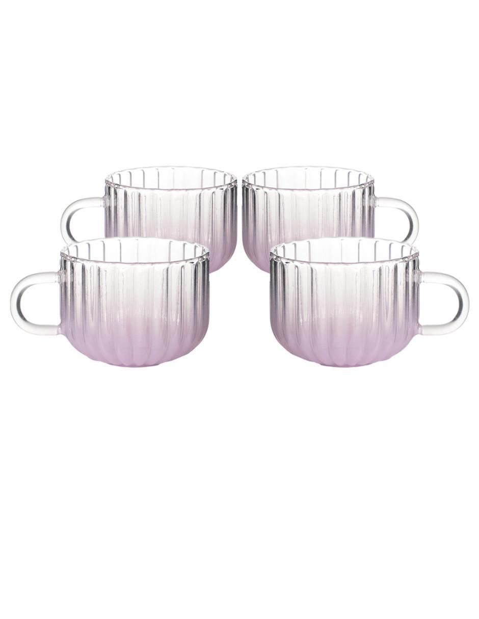 Set de tazas macchiato 4 piezas Set de tazas macchiato 4 piezas