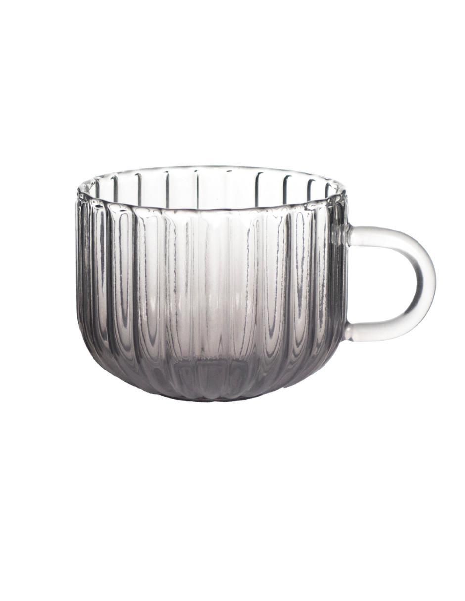 "taza/set de tazas/taza con difusor" macchiato ideen 0-0-0 textura ondulado 4 piezas "piezas"